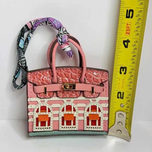 Mini Handbag  Micro Purse Bag Charm Pink - Designer inspired - Picture 5 of 8